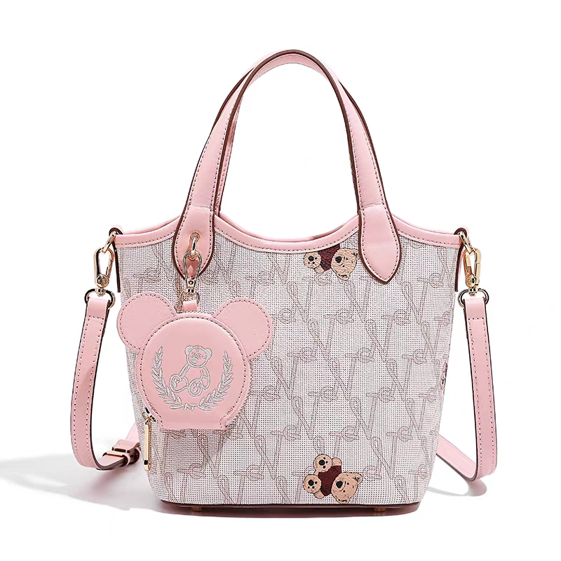 NOISY TEDDY25 new youthful, beautiful, light luxury and high-end women's handbag, fashionable, trendy and versatile