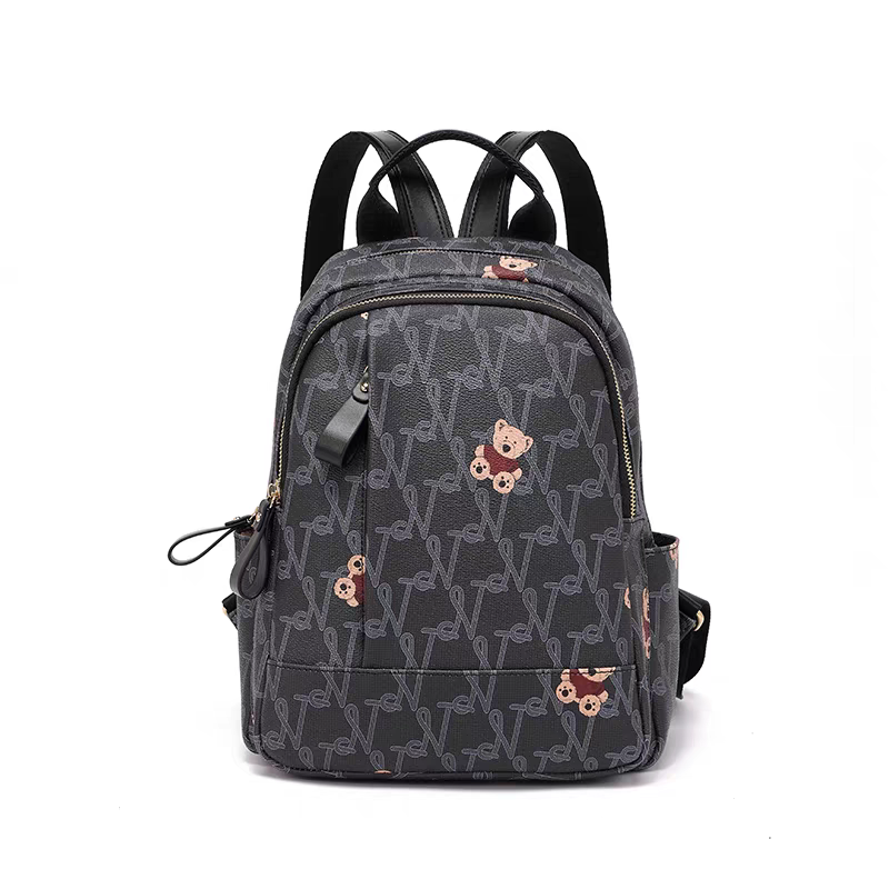 NOISY TEDDY25 New fashion trend retro backpack, light luxury, high-end, large capacity, versatile