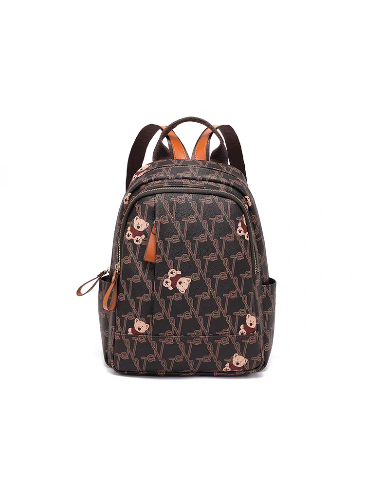 NOISY TEDDY25 New fashion trend retro backpack, light luxury, high-end, large capacity, versatile