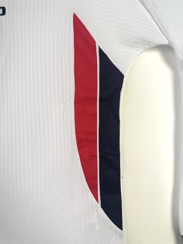 【Retro shirt】D811#1998 England Home Long Sleeve Shirt