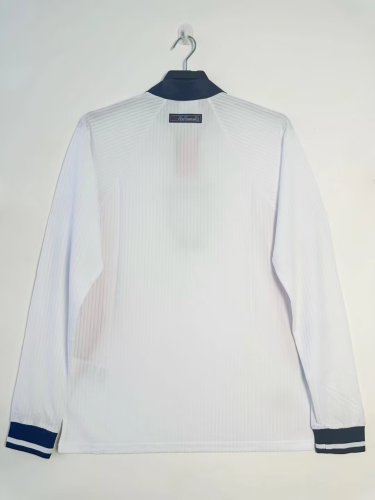 【Retro shirt】D811#1998 England Home Long Sleeve Shirt