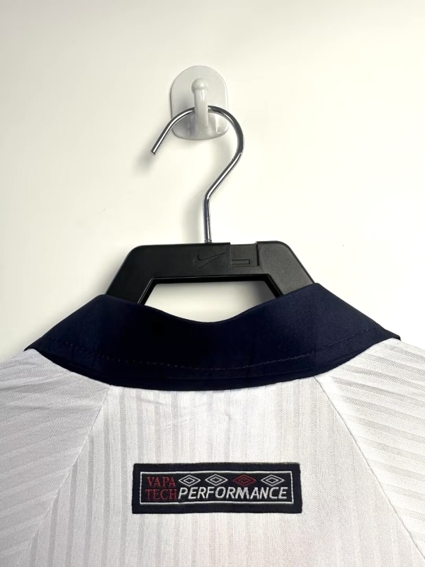 【Retro shirt】D811#1998 England Home Long Sleeve Shirt