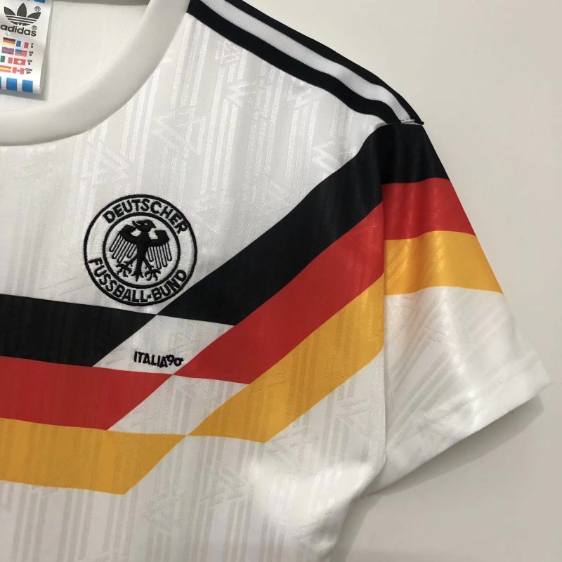 【Retro shirt】D811#1990 Germany Home Jersey