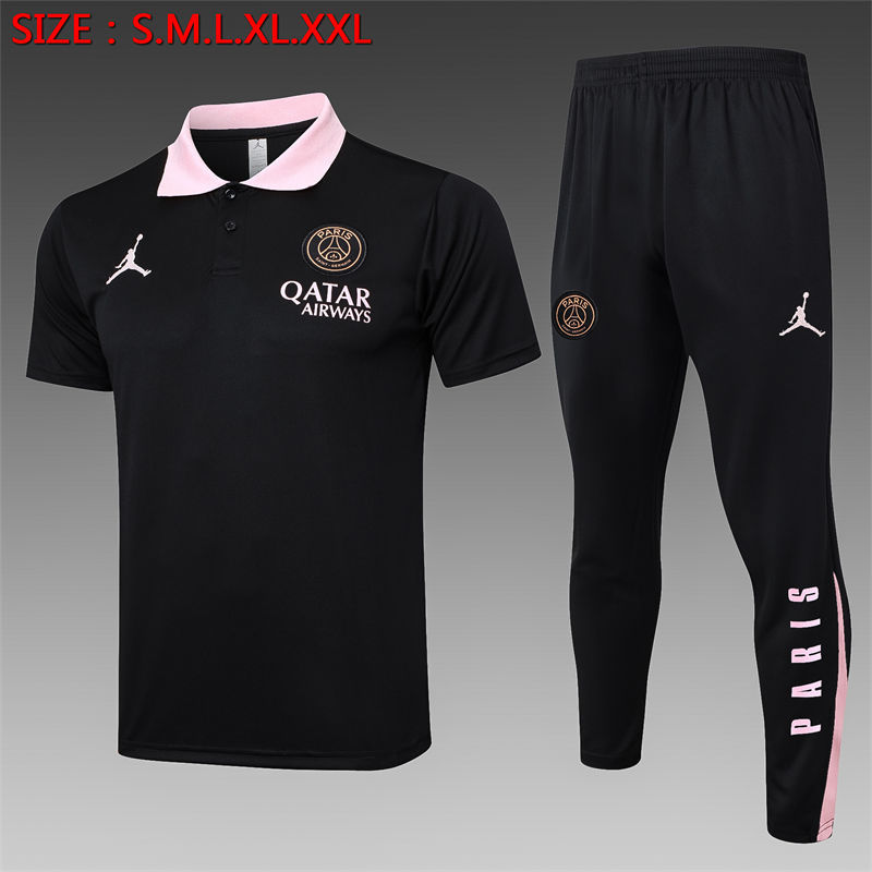 【Adult Training POLO】C1141 # 2425polo Jordan PSG Black