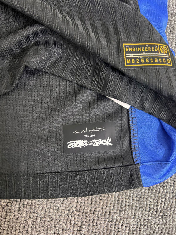 【Player Version】24/25 Barcelona Away Travis Scott Co branded version Jersey