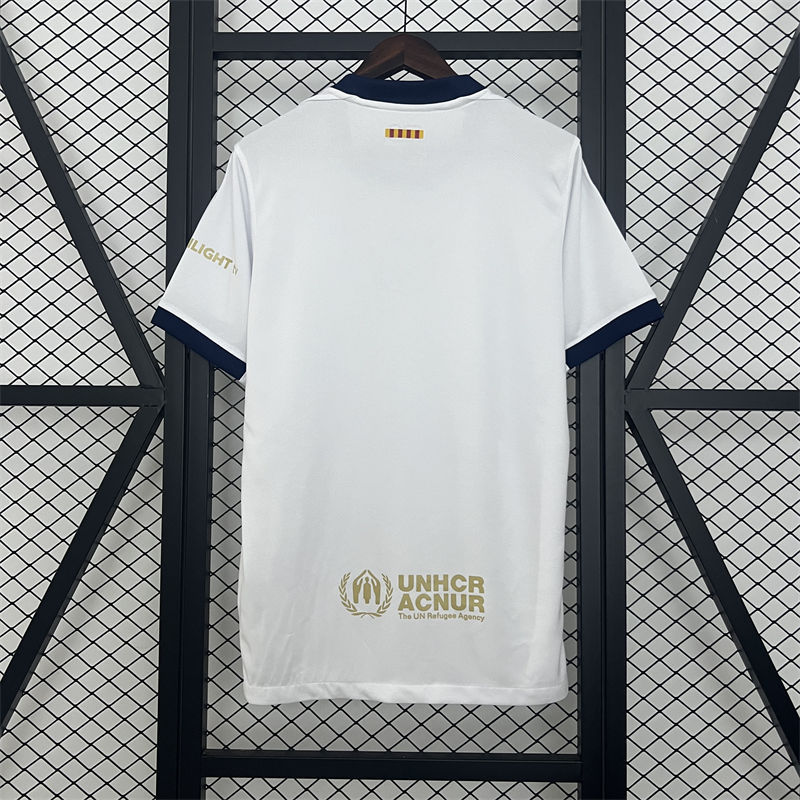 【FAN】24/25 Barcelona White co branded version without advertisements Jersey