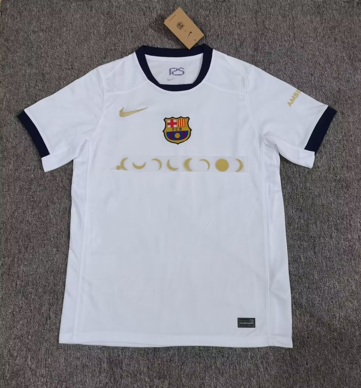 【FAN】24/25 Barcelona White ColdPlay Band Joint Edition Jersey