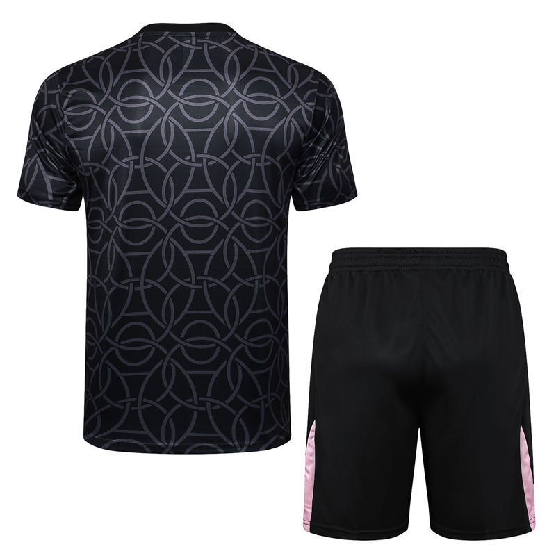 【Adult Training Short sleeve】D1236 # 2425 short sleeved PSG black inkjet