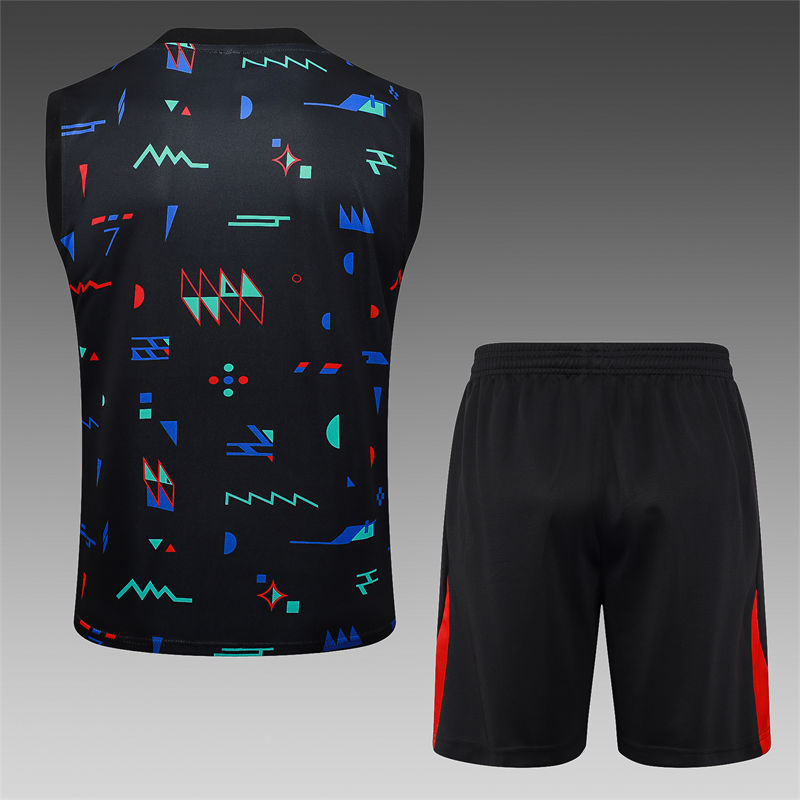 【Adult Training Vest 】D1199 # 2425 vest Portugal black inkjet