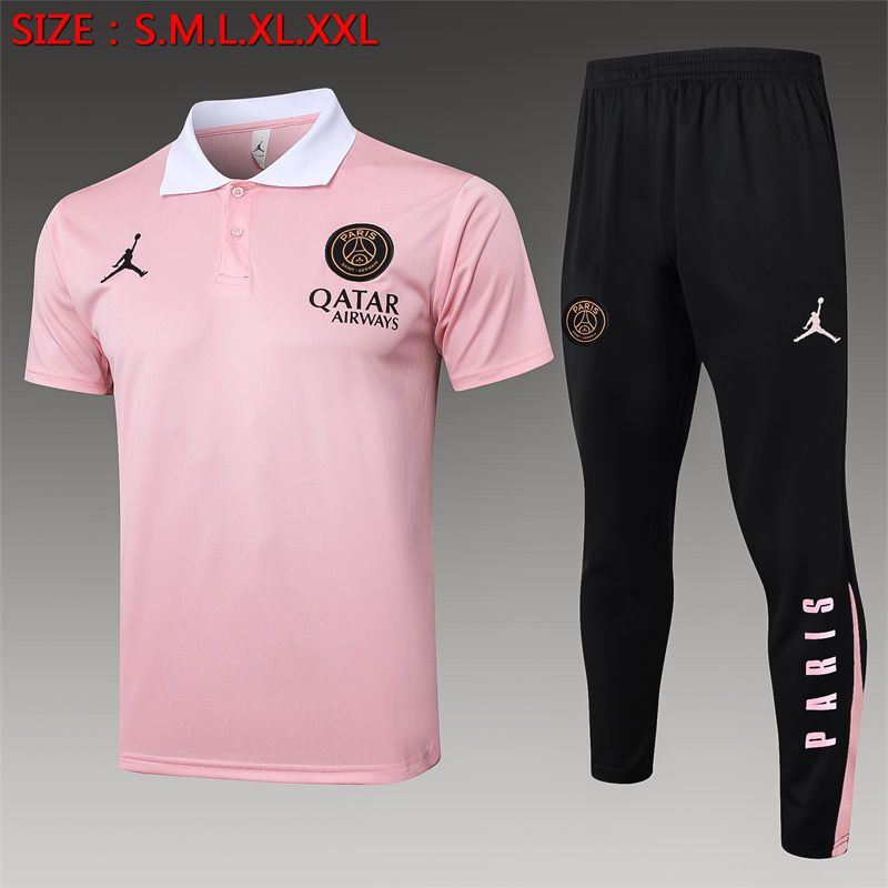 【Adult Training POLO】C1142 # 2425polo Jordan PSG Pink