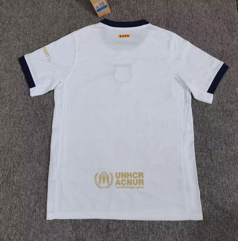 【FAN】24/25 Barcelona White ColdPlay Band Joint Edition Jersey