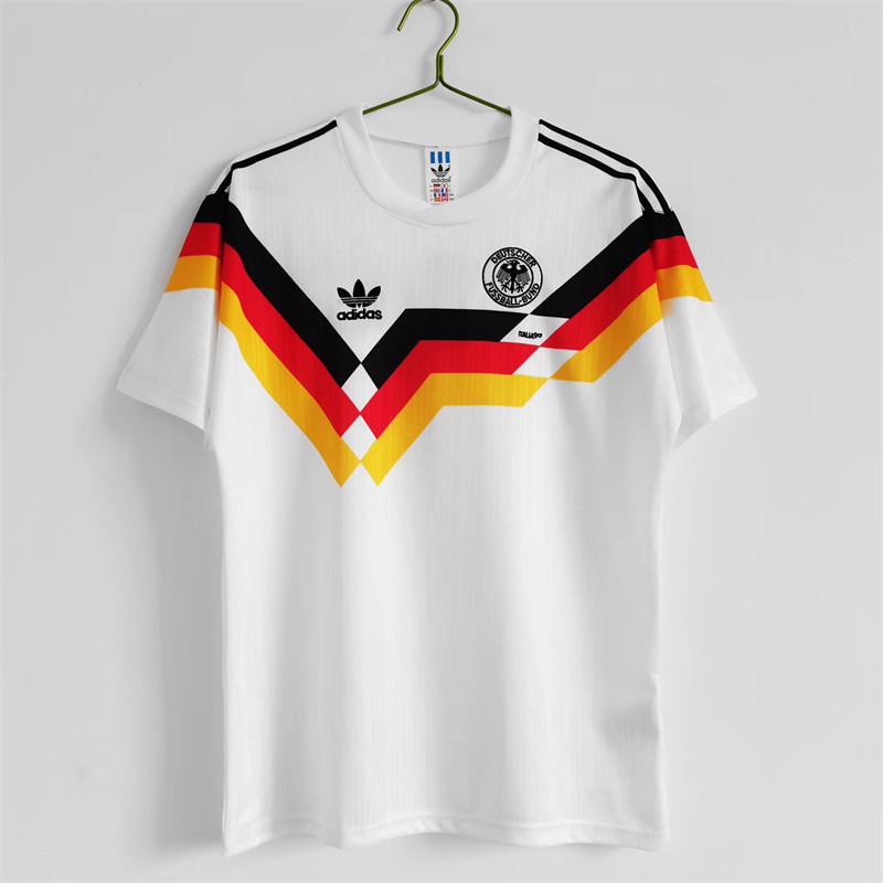 【Retro shirt】1990 Germany Home Jersey