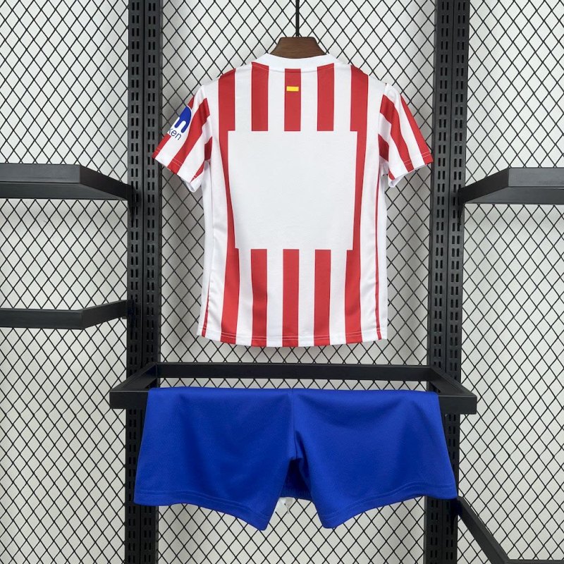 【Adult / Kids Kit】25/26 Atletico Madrid Home Jersey