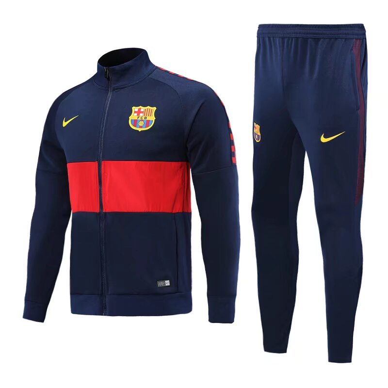 2019-2020 Barcelona Jacket Sportswear Royal Blue Suit