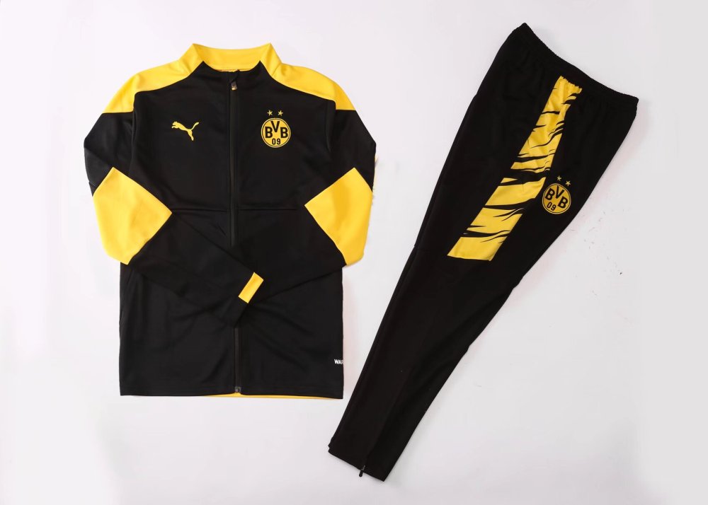 2020-2021 Borussia Dortmund Jacket Sportswear Black Suit