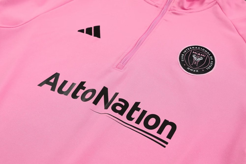 2023/2024 Miami International Pink Sweatshirt Half Pull Up Training Wear