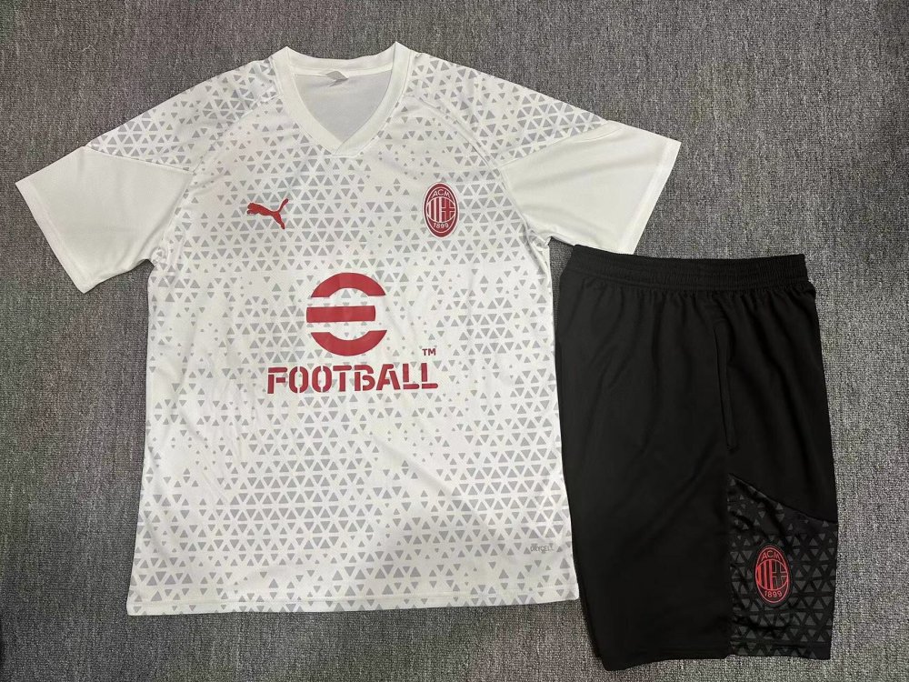23-24 AC Milan training short-sleeved suit