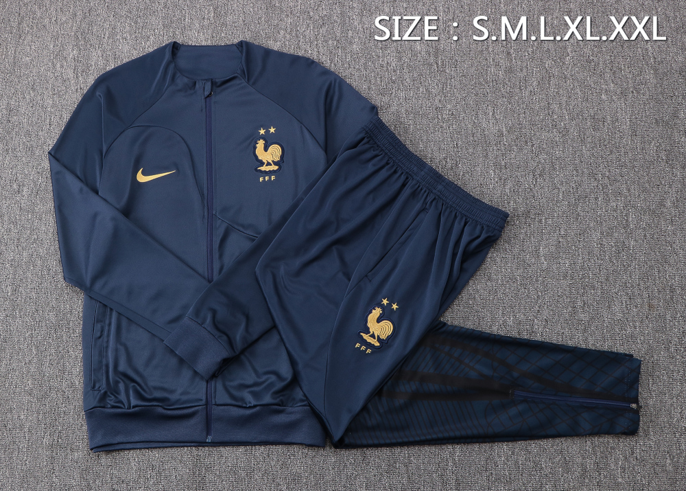 2202 Season France Blue Jacket Suit