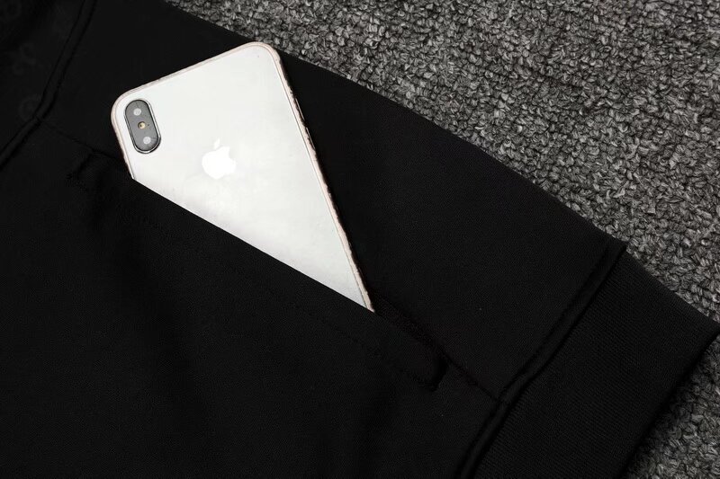 2021/2022 Liverpool long zipper jacket black suit 1:1 Thai quality suit