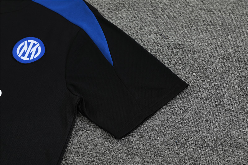 24-25 Short Sleeve Training Wear Inter Milan Black