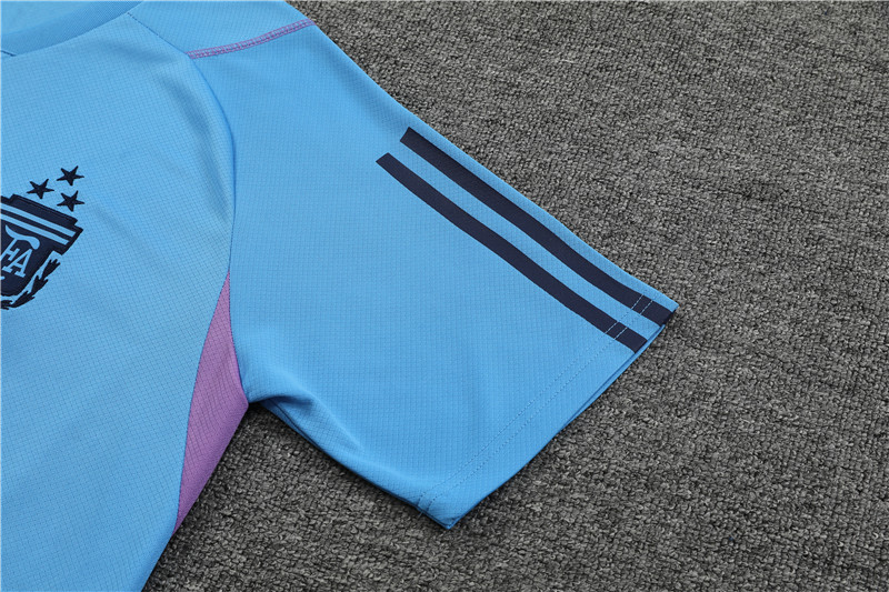 23-24-Argentina short-sleeved training clothes