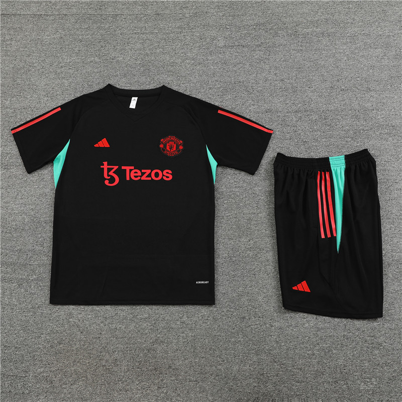 23-24 Manchester United short-sleeved training suit