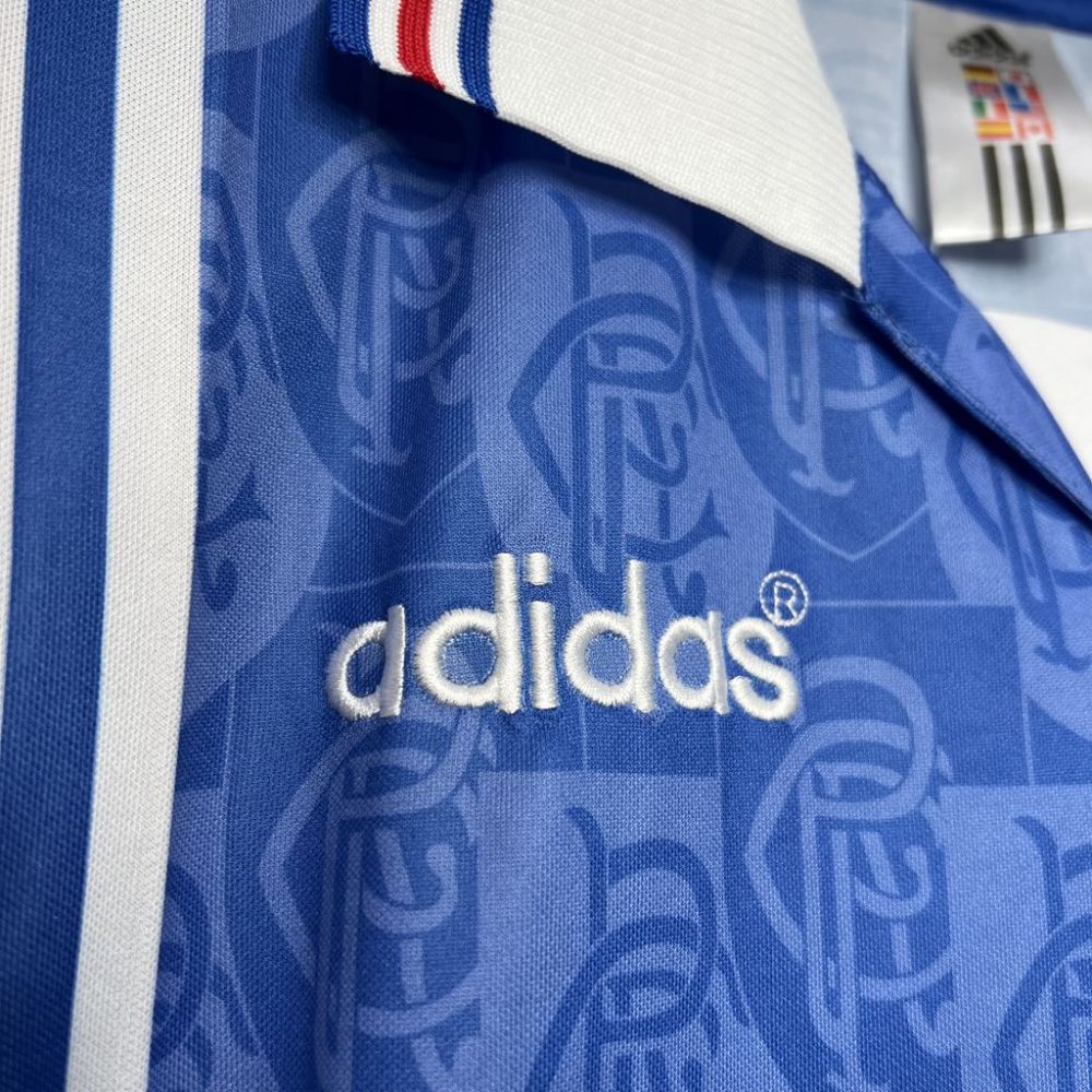 Retro 1996-97 Rangers Home football jersey Retro