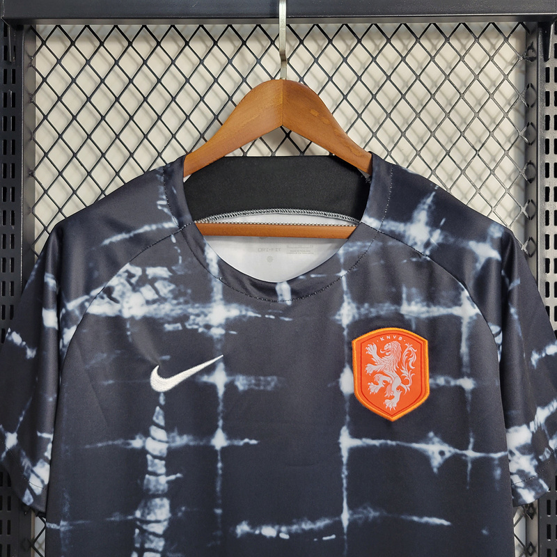 22-23 Netherlands Training Shirt Black Size