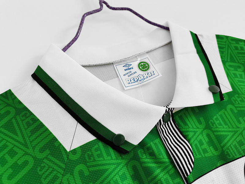 Retro 1991-92 Celtic Home football jersey retro