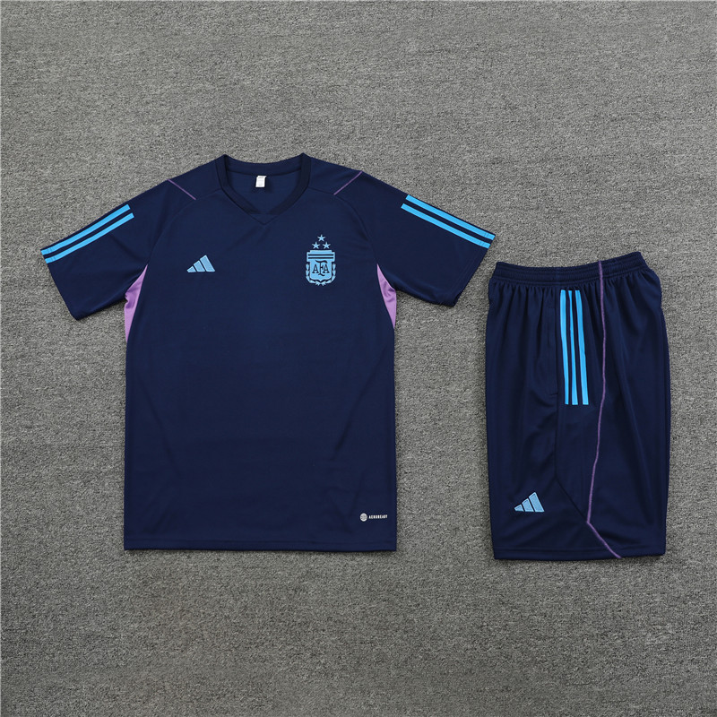 23-24-Argentina short-sleeved training clothes