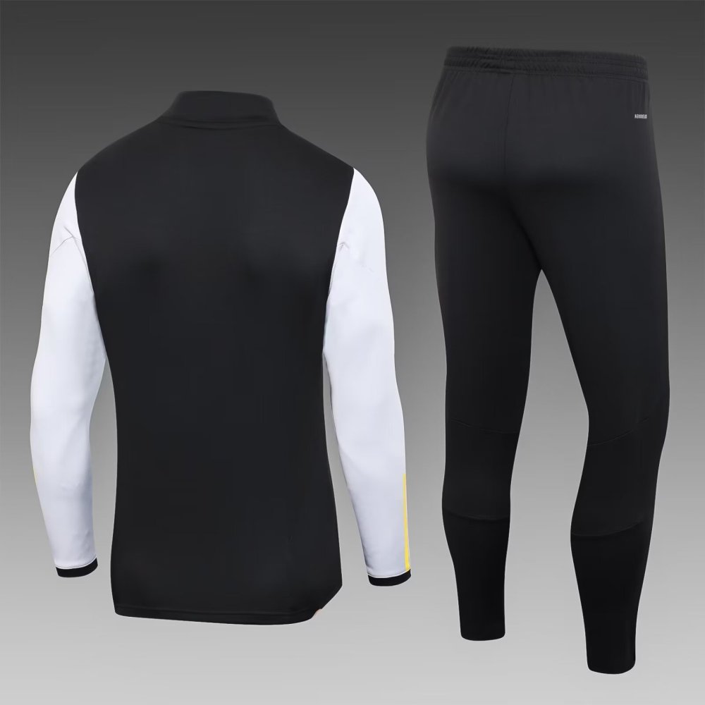 2023/2024 Lyon Half-La Training Wear Black Football Shirt Set