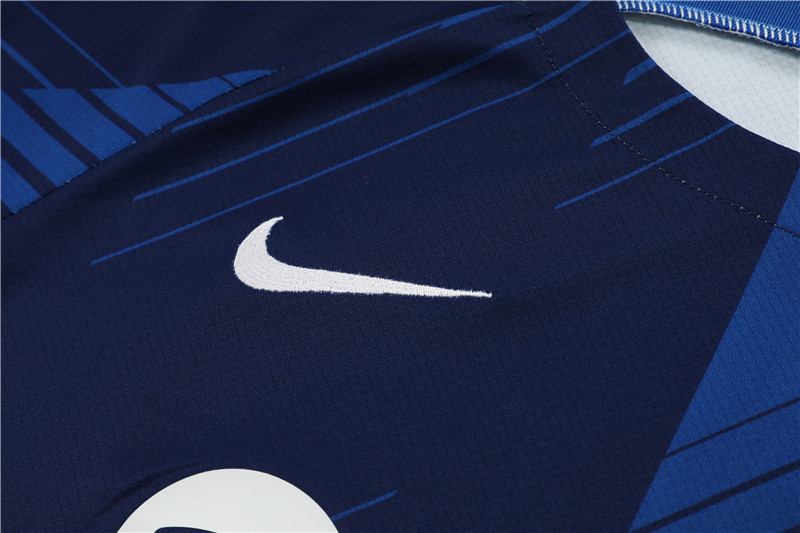 23-24-Short-sleeved training uniform Barcelona blue [camouflage style]