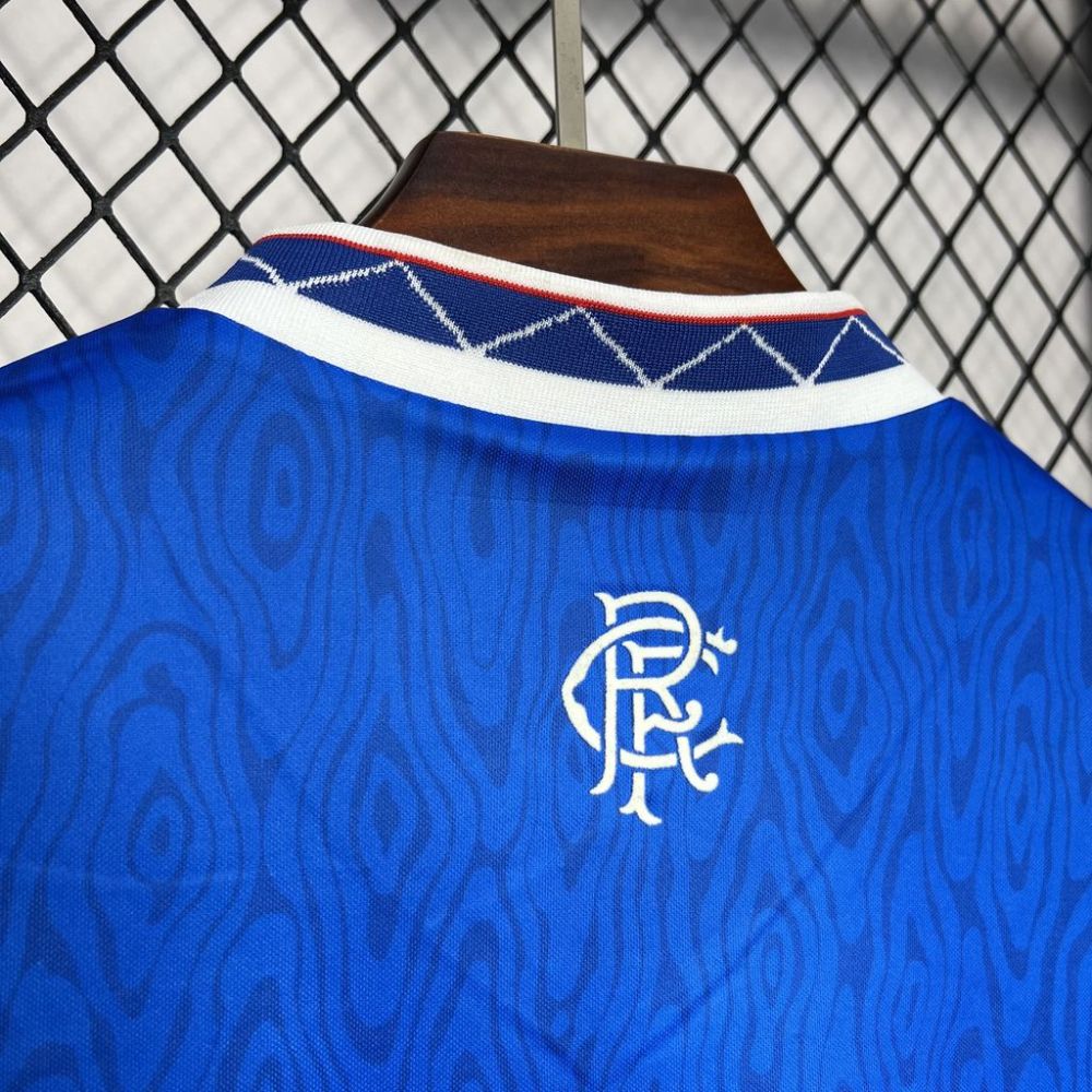 Retro 1990-92 Rangers Home football jersey Retro