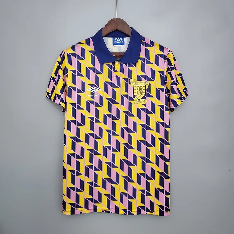 Retro Scotland 1988-89 third away Football jersey retro