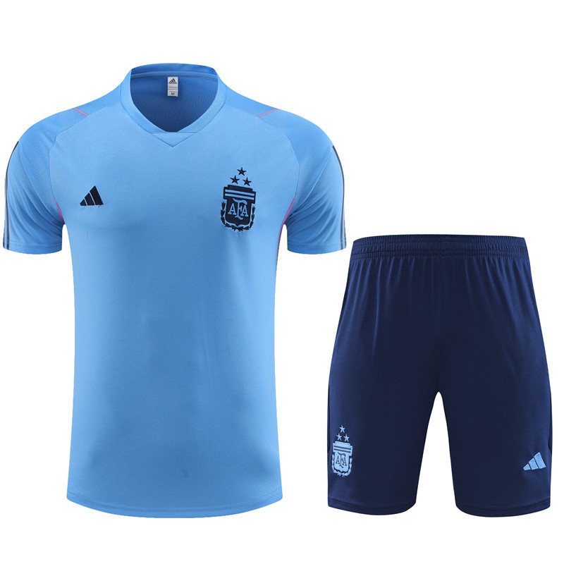 23-24-Argentina short-sleeved training clothes