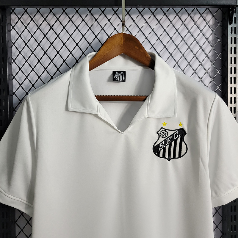 Retro 1970 Santos Home Football jersey retro