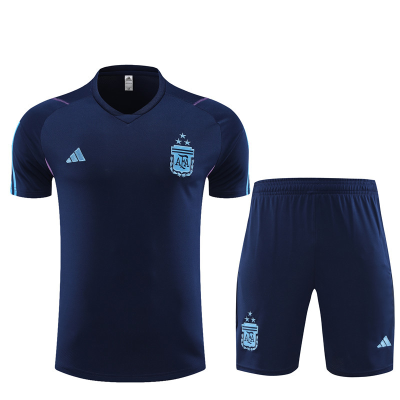 23-24-Argentina short-sleeved training clothes