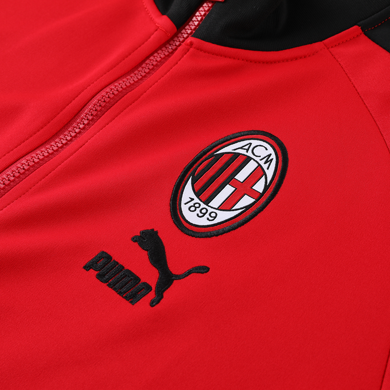 23-24 season AC Milan red jacket suit