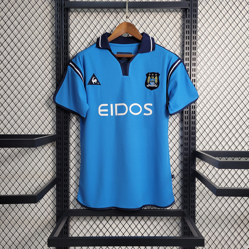 Retro 01-02 Manchester City home   Football jersey retro