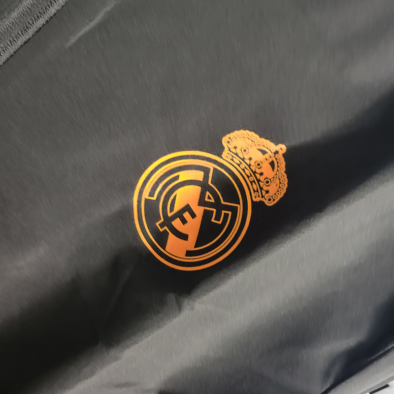 2022 Real Madrid Windbreaker Black