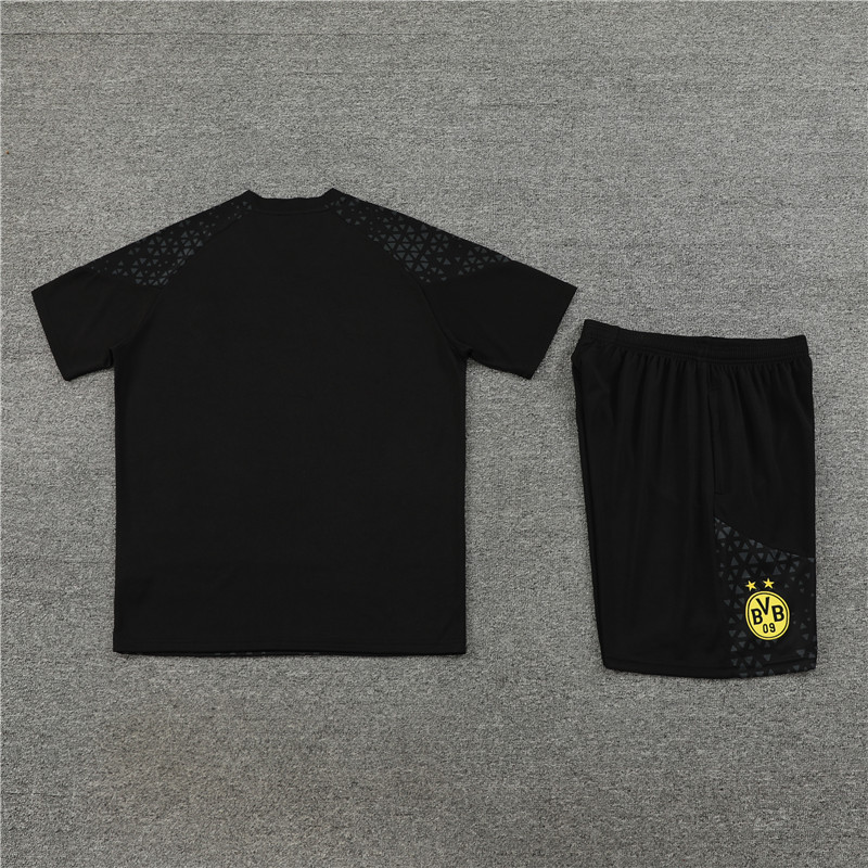 23-24 Short Sleeve Training Wear Dortmund Black