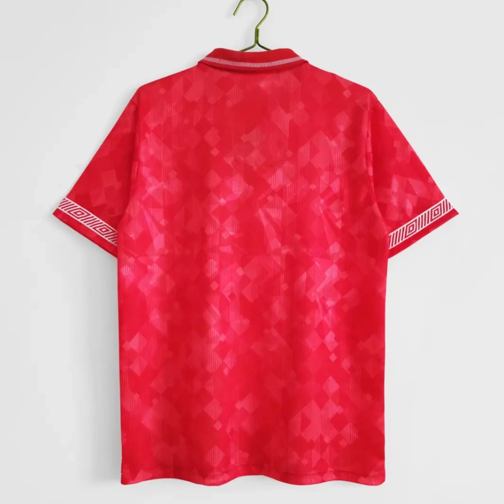 retro 1990-92 Wales home retro football jersey Fan version