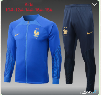 2022 French blue jacket suit
