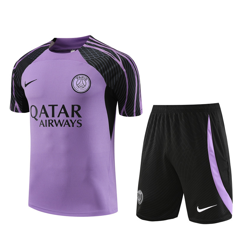 23-24 psg training short sleeve suit