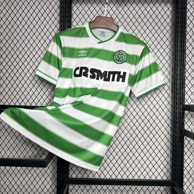 Retro 1985-87 Celtic Home football jersey retro