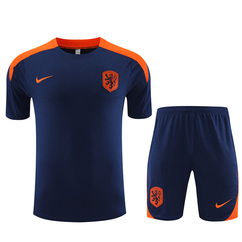 24-25 Short Sleeve Training Jersey Dutch Royal Blue