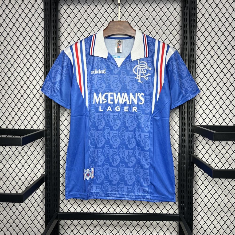 Retro 1996-97 Rangers Home football jersey Retro