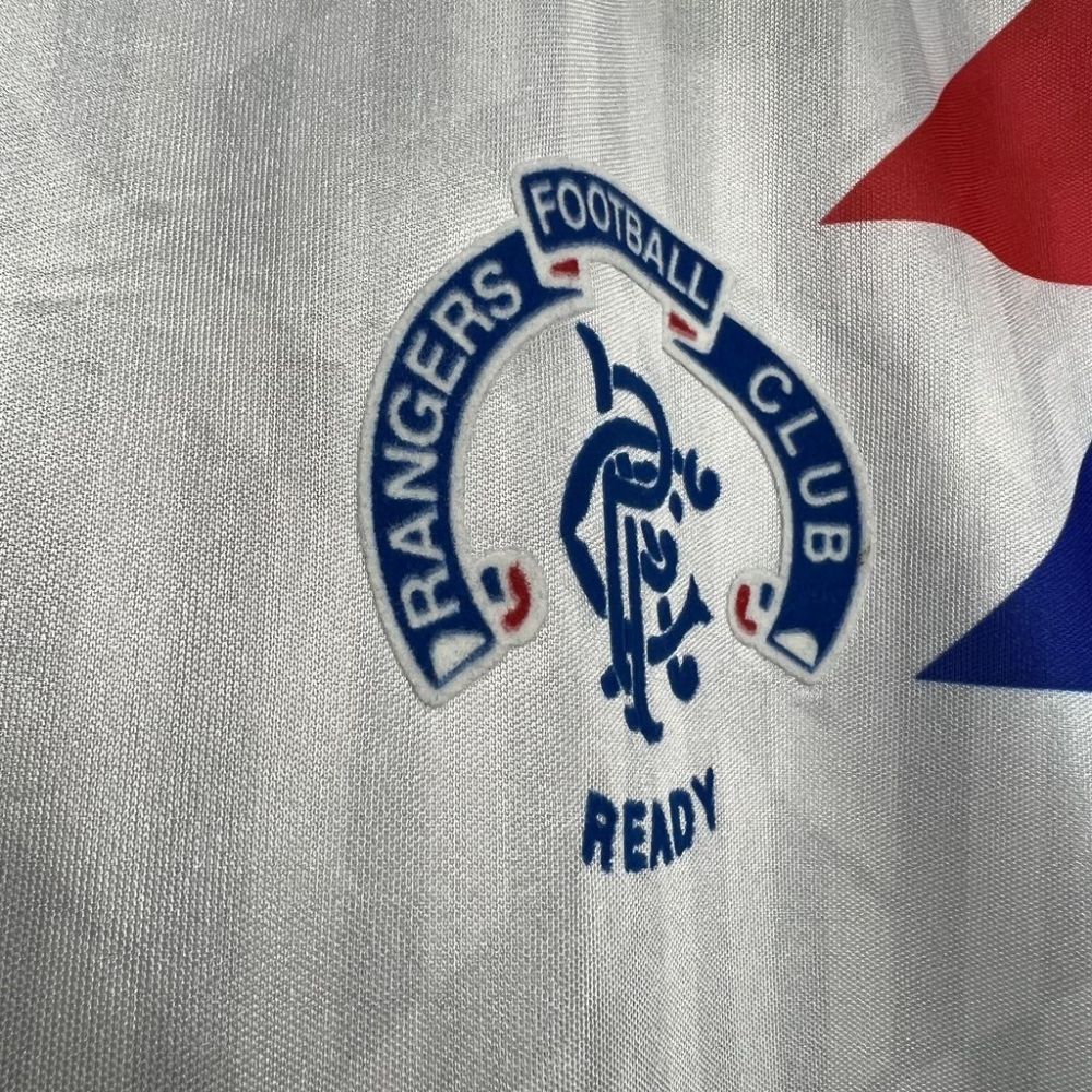 Retro 1990-92 Rangers away football jersey Retro