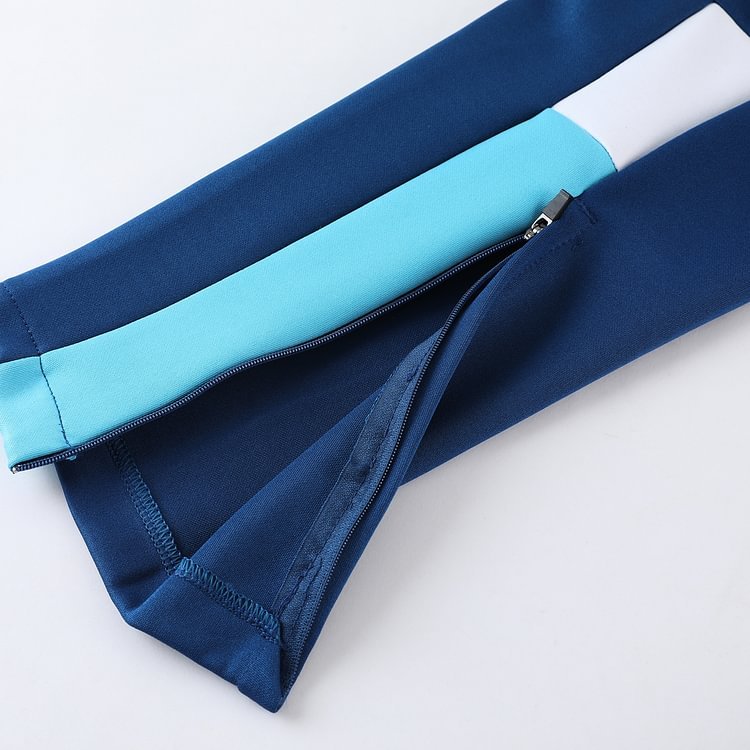 23-24 Manchester City 01 sapphire blue jacket suit