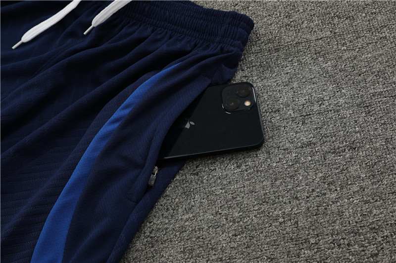 23-24-Short-sleeved training uniform Barcelona blue [camouflage style]